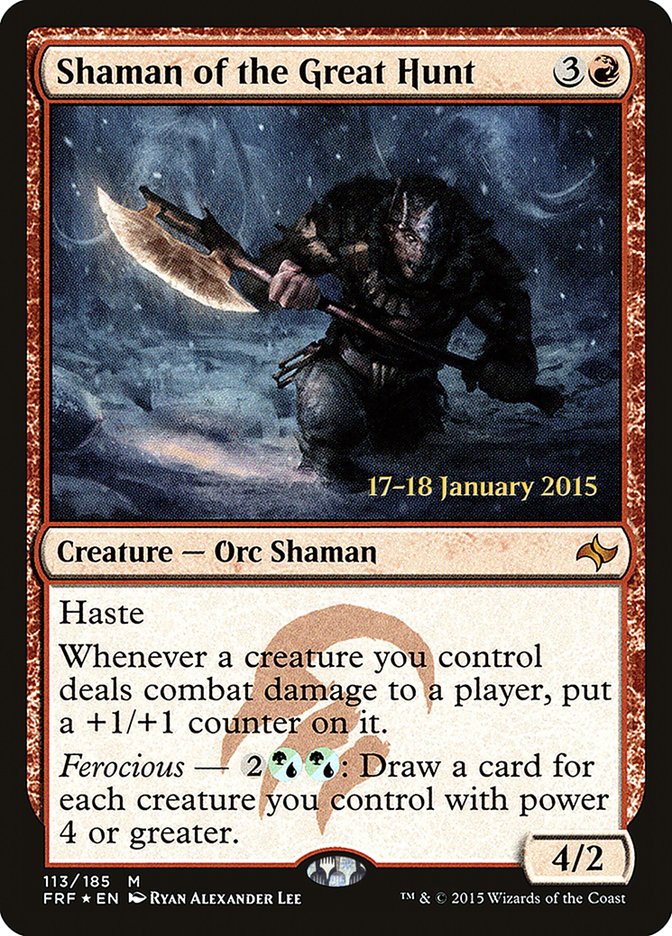 Shaman of the Great Hunt [Fate Reforged Prerelease Promos]