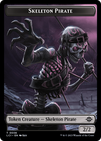 Map // Skeleton Pirate Double-Sided Token [The Lost Caverns of Ixalan Commander Tokens]