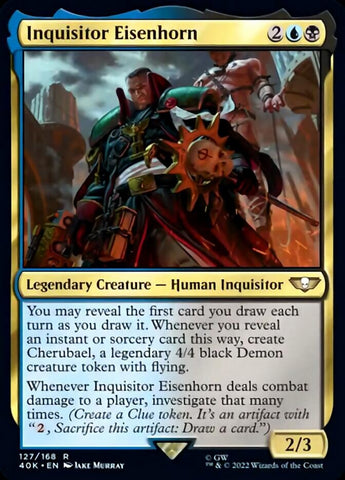 Inquisitor Eisenhorn (Surge Foil) [Universes Beyond: Warhammer 40,000]
