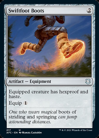 Swiftfoot Boots [Dungeons & Dragons: Adventures in the Forgotten Realms Commander]