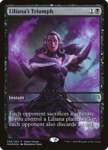 Liliana's Triumph (Open House) [War of the Spark Promos]