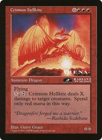 Crimson Hellkite (Oversized) [Oversize Cards]