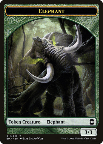 Elephant Token [Eternal Masters Tokens]