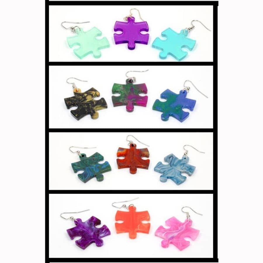 Puzzle Earrings