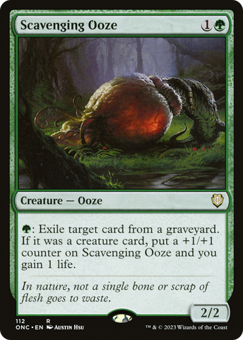 Scavenging Ooze [Phyrexia: All Will Be One Commander]