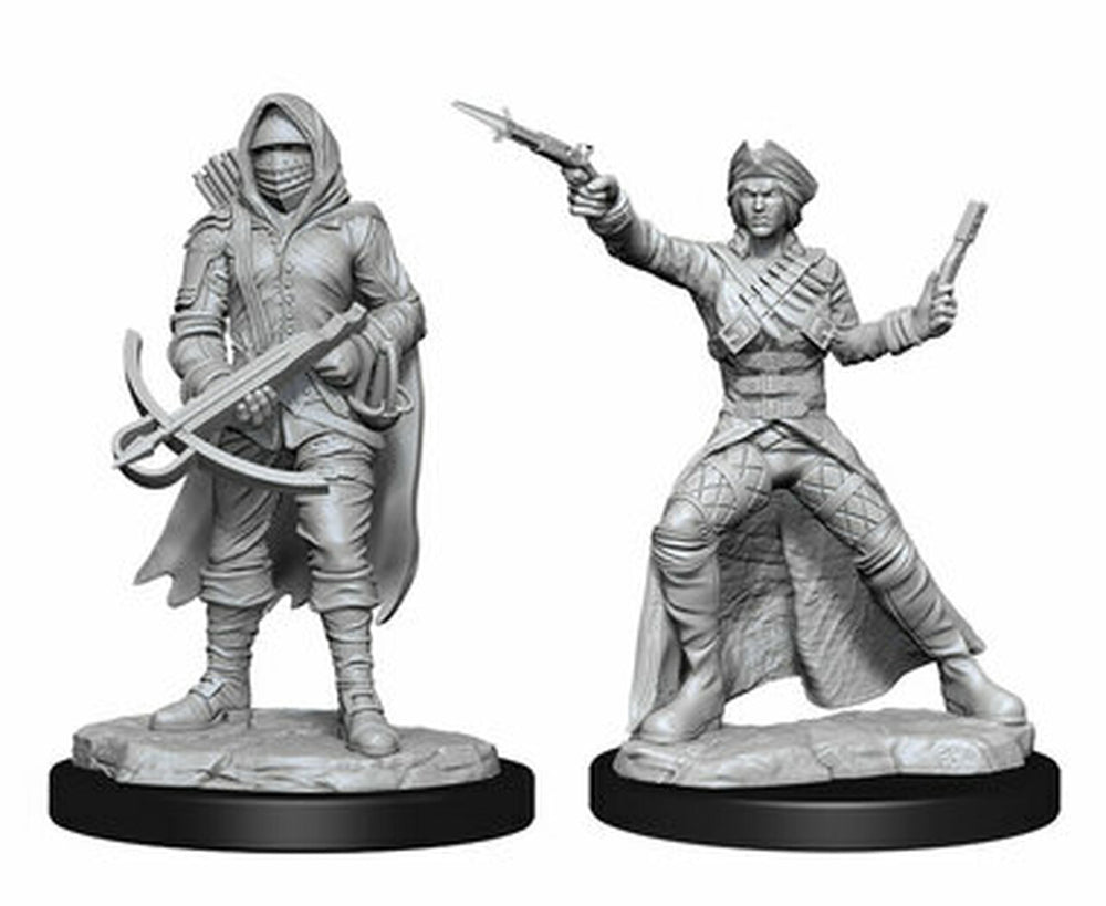 Pathfinder Deep Cuts Unpainted Miniatures: W15 Bounty Hunter & Outlaw