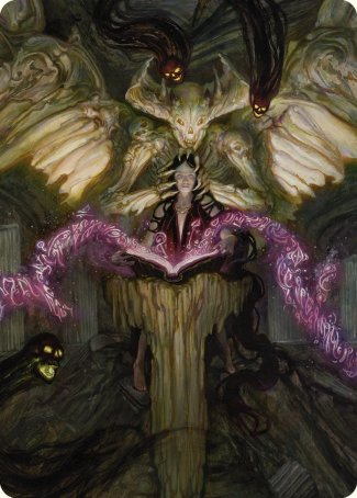 Demonic Tutor Art Card [Commander Masters Art Series]