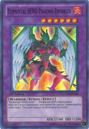 Elemental HERO Phoenix Enforcer [LCGX-EN138] Super Rare