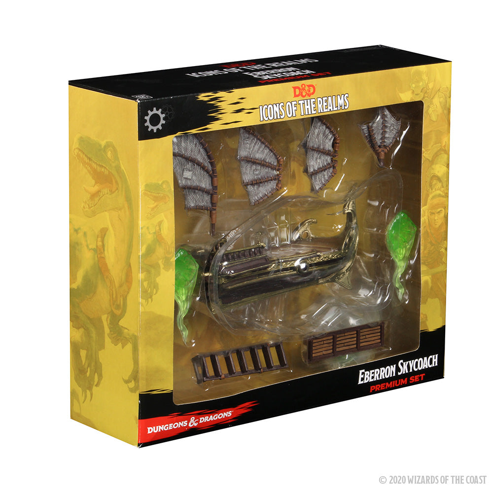 Dungeons & Dragons Fantasy Miniatures: Icons of the Realms: Eberron: Rising from the Last War Premium Set - Skycoach