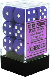 Chessex Opaque: 16mm D6 Dice Block