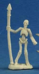 Dark Haven Bones Skeleton Warrior Spearman