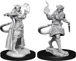 Dungeons & Dragons Nolzur`s Marvelous Unpainted Miniatures: W15 Tiefling Sorcerer