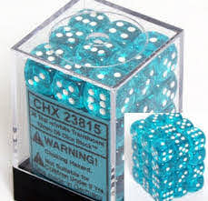 Chessex Translucent: 12mm D6 Block