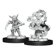Dungeons & Dragons Critical Role Unpainted Miniatures: W1 Goblin Sorcerer & Rogue