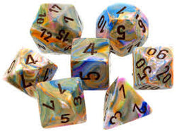 Chessex  Min Festive Poly 7 Dice Set
