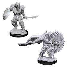 Dungeons & Dragons Nolzur`s Marvelous Unpainted Miniatures: W15 Dragonborn Fighter (shield)