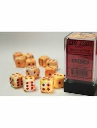 Chessex Festive 16mm D6 Block