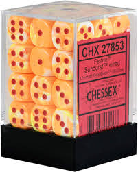 Chessex Festive 12mm D6 Block