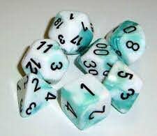 Chessex Gemini: Polyhedral 7 Dice Set