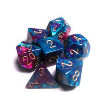 Chessex Gemini: Polyhedral 7 Dice Set