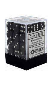 Chessex Opaque: 12mm D6 Dice Block