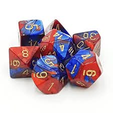 Chessex Gemini: Polyhedral 7 Dice Set