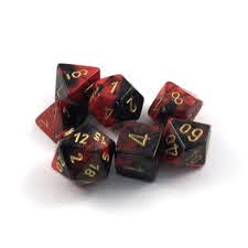 Chessex Gemini: Polyhedral 7 Dice Set