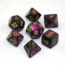 Chessex Gemini: Polyhedral 7 Dice Set