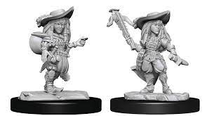 Deep Cuts Unpainted Miniatures: W15 Gnome Bard (Female)