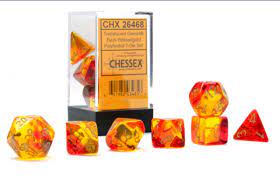 Chessex Gemini: Polyhedral 7 Dice Set