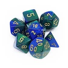 Chessex Gemini: Polyhedral 7 Dice Set