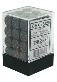 Chessex Opaque: 12mm D6 Dice Block