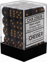 Chessex Opaque: 12mm D6 Dice Block