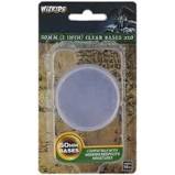 WizKids Deep Cuts Unpainted Miniatures: 25mm Round Bases (15) Black
