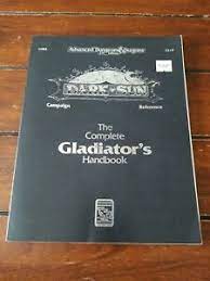 Advanced Dungeons and Dragons 2nd Edition The Complete Galdiator's Handbook - Used