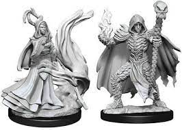 Deep Cuts Unpainted Miniatures: W10 Necromancers