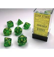 Chessex Borealis :  Polyhedral 7 Dice set