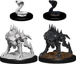 Dungeons & Dragons Nolzur`s Marvelous Unpainted Miniatures:  W14 Iron Cobra & Irond Defender