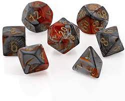 Chessex Gemini: Polyhedral 7 Dice Set