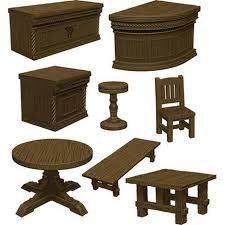 Dungeons & Dragons Fantasy Miniatures: Icons of the Realms Set Yawning Portal Inn Set Bars and Tables