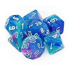 Chessex  Min Festive Poly 7 Dice Set