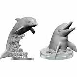 Pathfinder Deep Cuts Unpainted Miniatures: W14 Dolphins