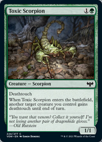 Toxic Scorpion [Innistrad: Crimson Vow]