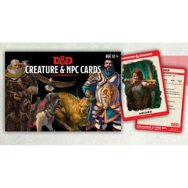 Dungeons and Dragons - Creature & NPC Cards