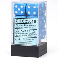 Chessex Opaque: 16mm D6 Dice Block