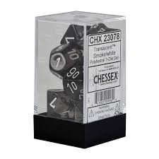 Chessex Translucent: Polyhedral 7 Dice Set
