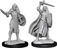 Pathfinder Deep Cuts Unpainted Miniatures: W14 Human Champion