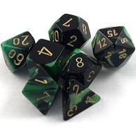 Chessex Gemini: Polyhedral 7 Dice Set