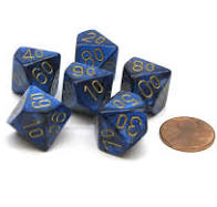Chessex Scarab Polyhedral 7 Dice Set