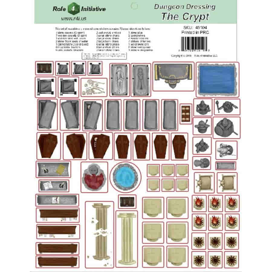 Dungeon Dressing: Dry Erase Vinyl Stickers